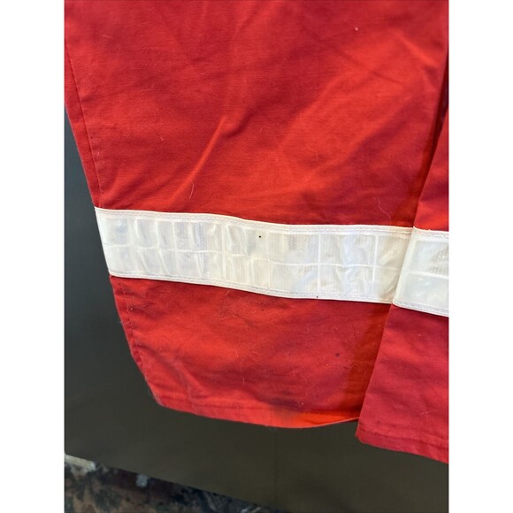 Durable Press Fireman Coveralls Fire Dept M Long Sleeve Zip Snap Pockets - Picture 8 of 13